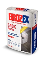 Клей для ячеистых блоков KSB 17 БЛОК, Brozex 25 кг *1/56