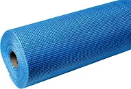 Cетка стеклотканевая фасадная Gavial 160г/м² ячейка 5х5 мм, 1х50 м синяя