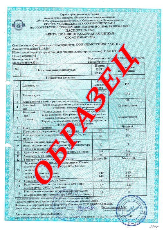 Паспорт №2246