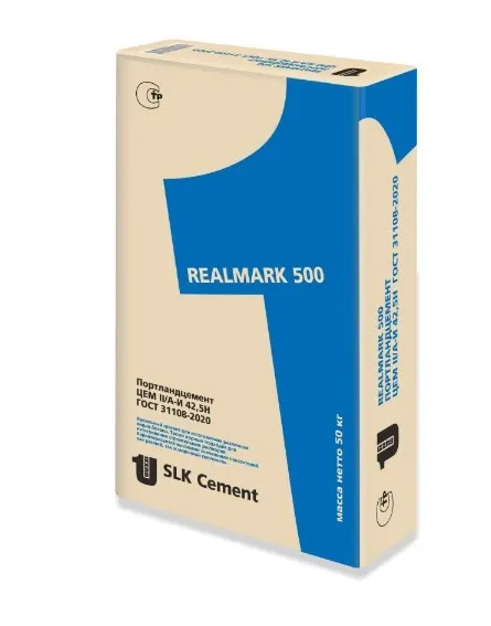 Портландцемент синий мешок ПЦ500Д20 ЦЕМ II/А-И 42,5Н 50кг Сухой Лог *1/35