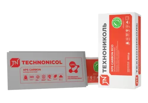 Экструзионный пенополистирол ТЕХНОНИКОЛЬ CARBON ECO FAS/1, S/2 (1180*580*50х8; 0,27376м3/уп)