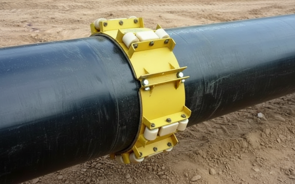 Опорно-центрирующие кольца модернизированные для предохранения изоляционного покрытия трубопроводов в защитном кожухе (ОЦК М)