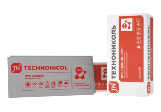 Экструзионный пенополистирол ТЕХНОНИКОЛЬ CARBON PROF (1180х580х100, 4шт; 0,27376м3/уп)