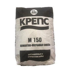 Цементно-песчаная смесь КРЕПС М-150 25кг *1/56
