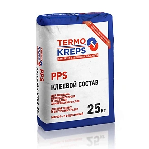 Клей для пенополистирола TERMOKREPS PPS 25 кг *1/56