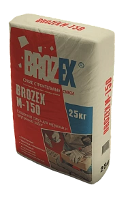 Кладочная смесь высокопрочная М-150 БРИК, Brozex, 25 кг *1/56
