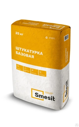 Штукатурка цементная базовая SMESIT 25 кг *1/48