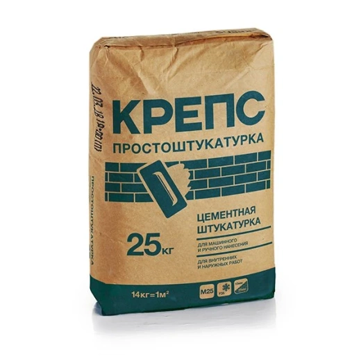Штукатурка Простоштукатурка КРЕПС для внутр/наруж работ 25кг *1/56