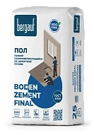 Ровнитель самонивелирующийся Boden Zement Final 2,5-10мм 25кг Bergauf *1/56 (01115)