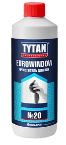 Очиститель для ПВХ №20 нерастворяющий с антистатиком TYTAN Professional EUROWINDOW, 950 мл (10894) *1/12