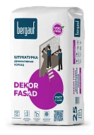 Штукатурка Dekor FASAD Winter coroed серый фракция 2,5мм 25кг *1/56 Bergauf