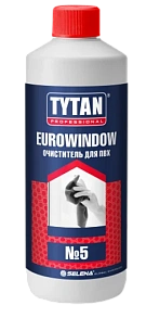 Очиститель для ПВХ № 5 сильнорастворяющий TYTAN Professional EUROWINDOW, 950 мл (10856) *1/12