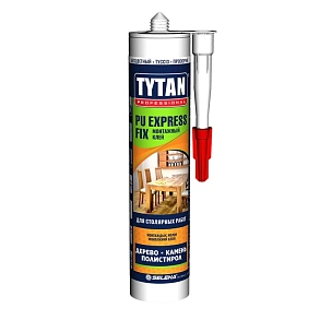 Клей монтажный полиуретановый TYTAN Professional PU Express Fix, 290 мл (90591) *1/12