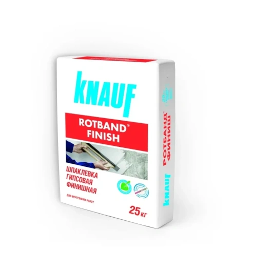 Шпаклевка гипсовая Ротбанд-финиш 25кг KNAUF *1/48/50 (631031)