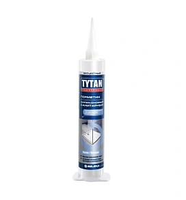 Герметик Tytan Professional Силиконовый Санитарный бесцветный 80мл 1уп=10шт (00621)
