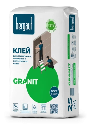 Клей эластичный 25 кг для тяжелых плит любого формата Maxiflex Bergauf *1/56 (75057)