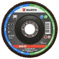 Круг лепестковый торцевой REDLine 125х22,23 P120 WURTH 00579580321*1/10