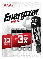 Элемент питания Energizer ААА MAX LR03/286 BL4