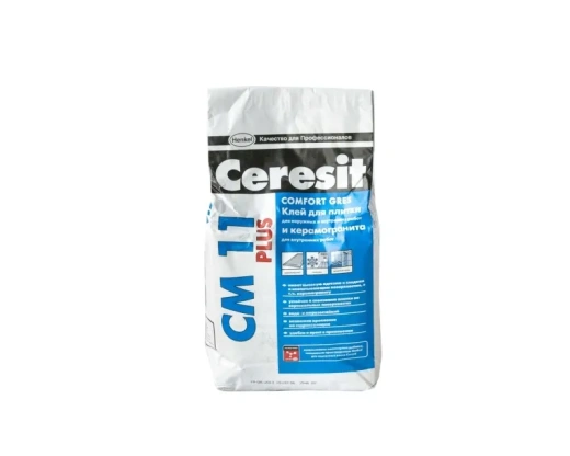 Клей СМ11 Pro Церезит 5кг для плитки и керамогранита *1/4 (2639486)