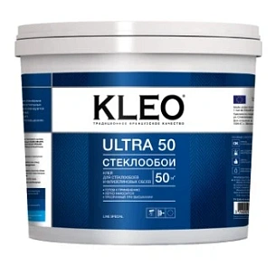 Клей KLEO ULTRA 50 для стеклообоев стеклохолста готовый к применению 10кг *1