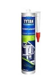 Герметик Tytan Euro-Line Силиконовый Универсальный бесцветный 280мл (93547) *1/12