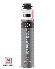 Пена монтажная ПРОФ полиуретановая KUDO ABSOLUT PROFF 65+ (KUPP10S65+) *1/12/768