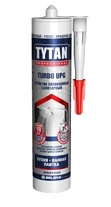 Герметик Tytan Professional Силиконовый Санитарный UPG прозрачный 280мл (74676/87607)